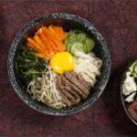 طرز تهیه بی بیم باپ غذای کره ای با برنج هاشمی